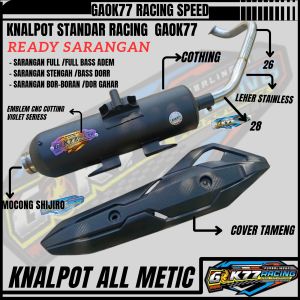 Knalpot Moncong Shijiro Origunal Gaok77 Vario125/150 Beat Scoopy Genio mio Nmax Aerox pcx Lexi dll
