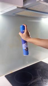 Xịt tẩy dầu mỡ nhà bếp đa năng CleanZ 450ml đánh bay vết bẩn cứng đầu trên tường bếp lưới máy hút mùi