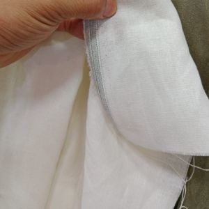 Bahan Kain Linen Warna Broken White Harga 05m