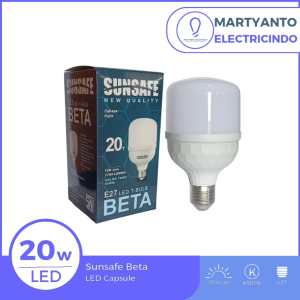 Lampu LED Capsule Sunsafe Beta 20 Watt Warna Putih