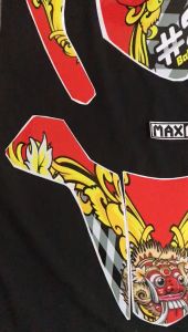 Decal Stiker Full Body Beat Karbu Motif Barong Bali: Desain Unik & Dekorasi Motor