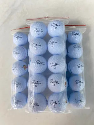 (combo 10 quả) Bóng Golf Saintnine độ mới 98%