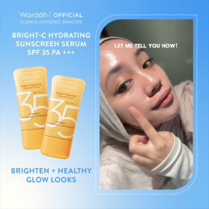 Wardah UV Shield Bright C-Hydrating Sunscreen Serum SPF 35 PA-Skincare
