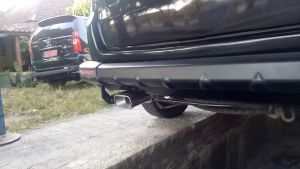 Savinta Knalpot Racing Mobil Manual Matic KSTv1 Stainles Suara Bass Empuk Adem Bulat