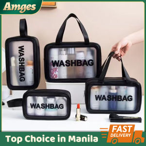 Classy Travel Oganizer Makeup Pouch Organizer Wallet Bag Large Capacity Cosmetic Storage Bag Semi Transparent Cosmetic Bag Portable Travel Wash Bag Make Up Organizer Toiletries Bag