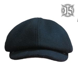 TOPI NEWSBOY CLASIK WOOL HITAM