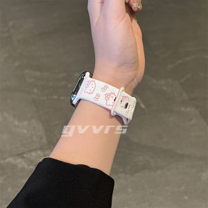 Cute Cartoon Kitty Silicone Watch Band