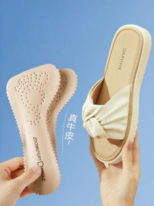 MICUI | Self-adhesive Insoles for Sandals Summer Sweat-absorbing Anti-slip Mens Leather