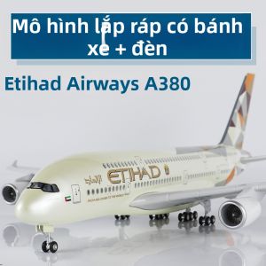 CHENXING | Lighted Large-scale Wheels Airplane Model A380
