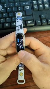 New Children's Electronic Watch: Cute Animation LED & Multifunctional Smart Bracelet