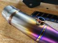 ท่อไอเสีย ทรงเดม x-max300 พร้อมคอ คอไทเทเนี่ยม. 