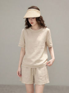 XIAMENGSHI | Bộ Áo Thun và Quần Shorts Mùa Hè Phong Cách Trẻ