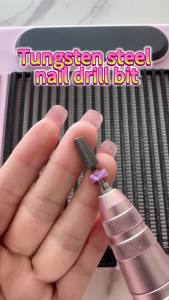 2023 New Tungsten Carbide Milling Cutter Nail Drill Bits For Electric Nail Drill Manicure Machine Pedicure Nail File Accessories