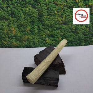 pipa once tulang sapi bulat super ukir bunga a258