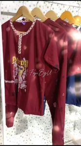 setelan baju tidur wanita bio premium celana 2pcs/ baju tidur 3in1 bio premium terlaris