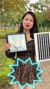 Đèn Năng Lượng Mặt Trời Mắt Ngọc 3000w Chống Lóa cao cấp-không tốn tiền điện-có điều khiển từ xa-có đầy đủ vạch báo pin....
