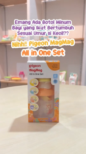 Pigeon MagMag All In One Set Baby Training Cup Set Gelas Belajar Bayi BPA Free