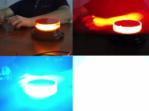 12V-24V Magnetic Car LED Strobe Warning Light Emergency Vehicle Beacon Lamp