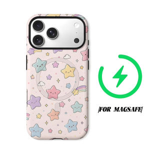 BILIBILI | kawaii star character Phone Case for iPhone 18 17 16 15 14 13 12 11 Air Pro Max Plus Double-layer Cover