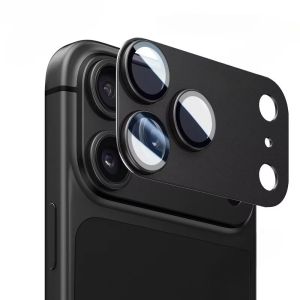 3-1PCS Matte Metal Camera Lens Protectors Film For iPhone 17 18 Pro iPhone Ultra 18 17 Pro Max Tempered Glass Armor Lens Film
