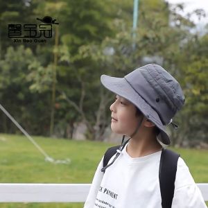 Kids Sun Hat for Boys Girls Wide Brim Bucket Hat UPF 50+ Sun Protection Hat Breathable Summer Beach Hat
