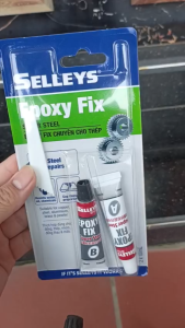 Keo chuyên dán sắt Epoxy Fix - Selleys (20ml)  Keo epoxy hai thành phần có độ bền cao và khả năng đóng rắn nhanh