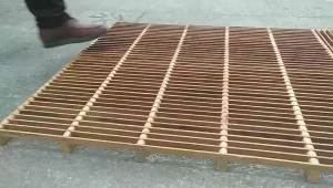 2025 Pigeon Supplies Bamboo Pigeon House Ground Net Breeding Farm Assembly Ground Net Pigeon Coop Public House Grid Fecal Leakage Grid Ground Net