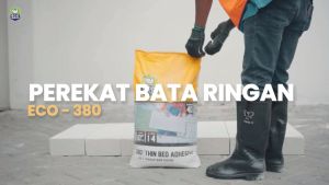 SEMEN ECO MORTAR INSTAN ECO - 380 ECO-380 THIN BED ADHESIVE PEREKAT BATA RINGAN 40KG 40 KG