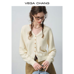 VEGA CHANG | Áo Cardigan Len Dệt Kim Cho Mùa Thu Đi Làm