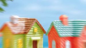 ●Decor Resin Ornament Miniature Fairy Garden House Villa Miniature Landscape Bonsai Decor Outdoor DIY Dolls House Decoration