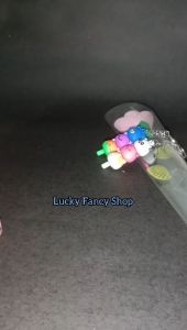 GANTUNGAN KUNCI KARET CUTE SATAY ISI 3 RUBBER KEYCHAIN HADIAH SOUVENIR LUCU