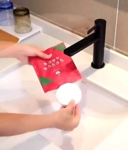 Khăn Tắm Viên Nén Du Lịch Hình Kẹo Nhỏ Gọn Mang Đi Du Lịch Sử Dụng Nhiều Lần