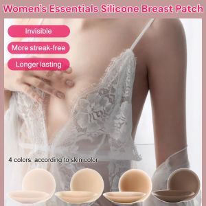 Womens Essentials Silicone Breast Patch Invisible Bra Adhesive Chest Pads Reusable Invisible Nipple Cover