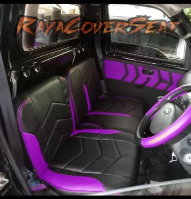 Sarung Jok Mobil Pickup GranMax Model Terbaru 2022 Gratis Cover Stir
