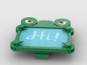 Hot Toys | Hot selling MOC creative frog tablet toy model the best for extracurricular entertainment and holiday gift giving for students