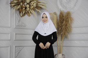 bergo Khimar Jersey daily hijab Intania || kerudung olahraga menutup dada