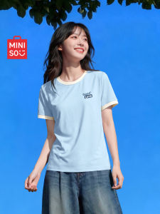 GOOJODOQ | Cotton Short Sleeve Color Block Loose Tee