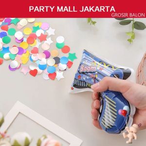 Balon Pistol Dekorasi Pesta Ulang Tahun / Balon Pistol Confetti