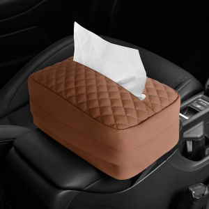 บ้านและรถ Dual-ใช้ PU หนังกระดาษขนาดใหญ่ผ้าเช็ดตัวกระเป๋ากล่องเก็บถุงกระดาษรถ Visor ที่นั่งกลับแขวนกระดาษผ้าเช็ดตัวกล่อง