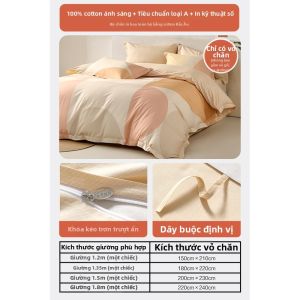 Mercury | Bộ Chăn Ga In Hoa Cotton Dùng cho Nhà Cỡ Đơn Đôi