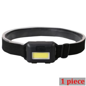 COB Headtorch LED Headlamp Apply to AAA Battery Headlight with 3 Lighting Modes Flashlights for Outdoor Camping Hiking