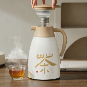 CrossOver | New 2025 Home Use Tea Brewing Flask Thermal Pot Tea Water Separation Design Tea Brewing Kettle Warm Water Bottle from China