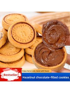 Chocolate Hazelnut Filled Snacks Cookie