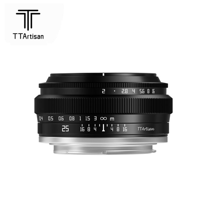 TTArtisan 25mm F2 APS-C Manual Focus Prime Lens for Sony E a6000