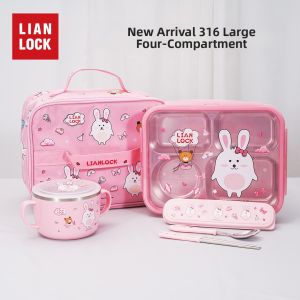 LianLock | Insulated Lunch Box For Girls 316 Stainless Steel