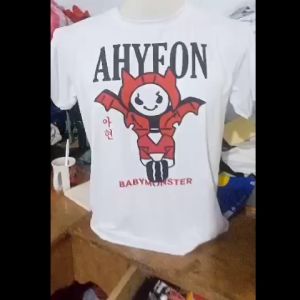Baby Monster Kpop Tshirt: Monster Icon Cotton Spandex