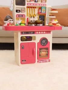 82 CM Simulation Kitchen Cooking Spraying Mist Stem Pretend Play Toys Girls Learning Mainan Dapur Budak Perempuan (3269)