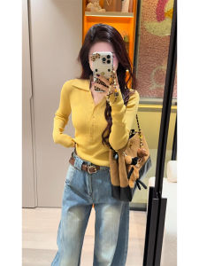 YUEZHONGWEI | Slim Fit Autumn Knit Sweater