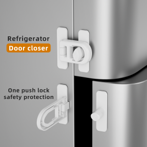 Fridge Child Lock Freezer Locks for Refrigerator Doors Oven Child Safety Lock Oven Baby Proofing Refrigerator Door Safety Locks