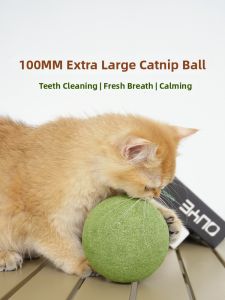 MAOGUANJIA | Entertainment & Teeth Grinding Catnip Ball for Cats Giant